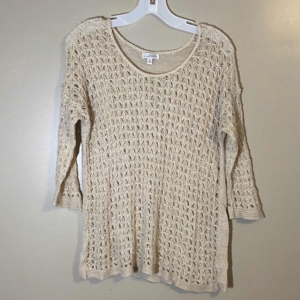Charming Charlie Scoop Neck Sweater